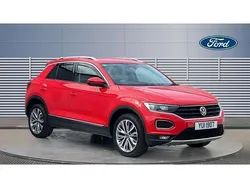 Red Used 2021 VW T-Roc SEL SUV | £20,859 (Fair price)