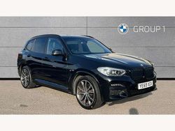 Black sapphire metallic paint Used 2019 BMW X3 M Sport SUV | £27,950 (Fair price)