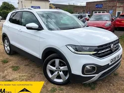 White Used 2019 VW T-Cross SEL SUV | £11,595 (Fair price)