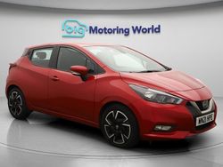 Red Used 2021 Nissan Micra Acenta Hatchback | £7,643 (Good price)