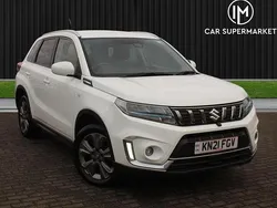 White Used 2021 Suzuki Vitara SZ-T SUV | £8,885 (Good price)