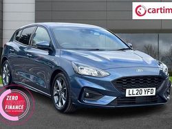 Blue Used 2020 Ford Focus ST-Line Hatchback | £13,599 (Fair price)