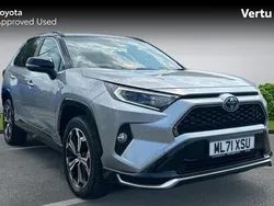 Silver Used 2021 Toyota RAV4 Hybrid SUV | £28,990 (Fair price)