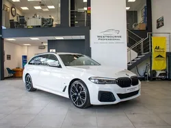 White Used 2021 BMW 530 M Sport Estate | £29,980