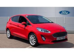 Red Used 2017 Ford Fiesta Titanium Hatchback | £8,779 (Fair price)