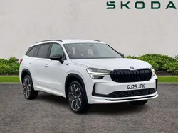 White Used 2025 Skoda Kodiaq SportLine SUV | £41,995 (Expensive)