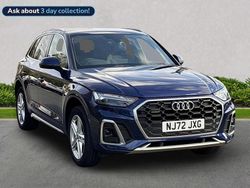 Blue Used 2022 Audi Q5 S-Line SUV | £28,501 (Fair price)