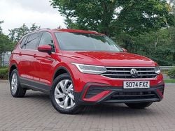 Red Used 2024 VW Tiguan Allspace Life SUV | £28,498 (Fair price)