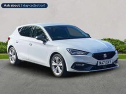 White Used 2021 Seat Leon FR Hatchback | £15,836 (Fair price)