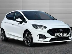 Frozen white Used 2022 Ford Fiesta ST-Line Hatchback | £13,655 (Fair price)