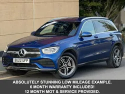 Blue Used 2022 Mercedes GLC220 AMG line SUV | £28,995 (Fair price)