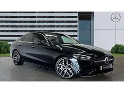 Black Used 2022 Mercedes C300 AMG Line Premium Plus Sedan | £32,577