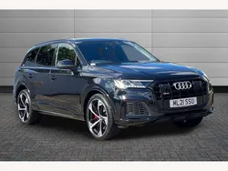 Night black Used 2021 Audi SQ7 Black Edition SUV | £55,095 (Fair price)