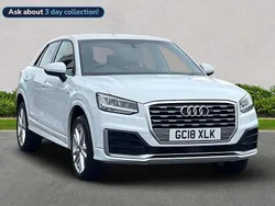White Used 2018 Audi Q2 S-Line SUV | £14,057 (Fair price)
