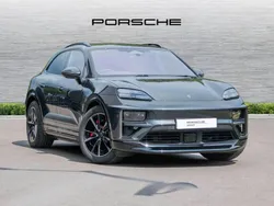 Jet black metallic New 2024 Porsche Macan Turbo SUV | £85,995