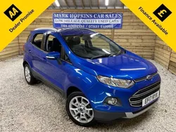Blue Used 2017 Ford Ecosport Titanium SUV | £11,995 (Expensive)