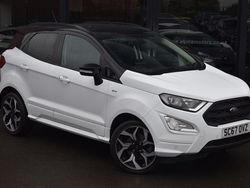 Frozen white Used 2018 Ford Ecosport ST-Line SUV | £8,990 (Fair price)