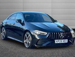 Cosmos black Used 2025 Mercedes CLA35 AMG Premium Sedan | £39,850 (A bit pricey)