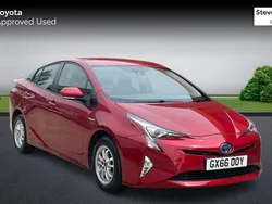 Red Used 2016 Toyota Prius Active Hatchback | £12,997 (Fair price)