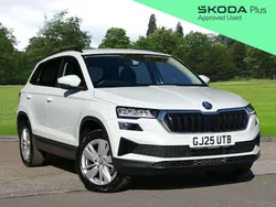 White Used 2025 Skoda Karoq SE SUV | £22,495 (A bit pricey)