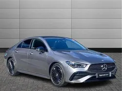 Mountain grey Used 2024 Mercedes CLA220 AMG Line Premium Plus Sedan | £33,150 (A bit pricey)