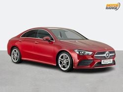 Red Used 2022 Mercedes CLA200 AMG Line Premium Coupe | £22,895 (Good price)