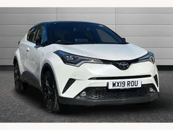White Used 2019 Toyota C-HR SUV | £13,750 (Fair price)