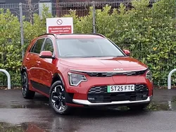 Metallic runway red New 2025 Kia e-Niro 4 SUV | £34,498 (Expensive)