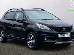 Black Used 2018 Peugeot 2008 GT-line SUV | £9,399 (Fair price)