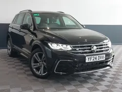 Black Used 2024 VW Tiguan R-line Edition SUV | £32,998 (Fair price)