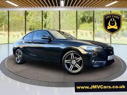 Black Used 2015 BMW 218 Sport Line Coupe | £10,475 (Fair price)
