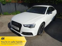 White Used 2015 Audi A5 Sportback Black Edition Hatchback | £9,495 (Fair price)