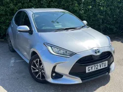Silver Used 2022 Toyota Yaris Hybrid Design Hatchback | £17,699 (Fair price)
