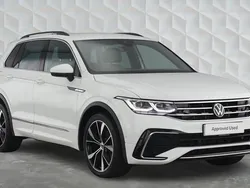 White Used 2024 VW Tiguan R-line Edition SUV | £32,650 (Fair price)