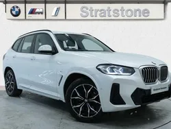 White Used 2022 BMW X3 M Sport SUV | £32,298 (Fair price)