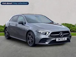 Grey Used 2021 Mercedes A180 AMG Line Premium Hatchback | £20,497 (A bit pricey)