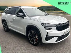 White Used 2025 Skoda Kodiaq vRS SUV | £45,695 (Expensive)