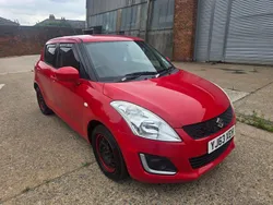 Red Used 2013 Suzuki Swift Hatchback | £2,495 (Fair price)