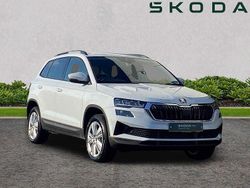 Moon white metallic New 2025 Skoda Karoq SE Drive SUV | £24,770 (Expensive)