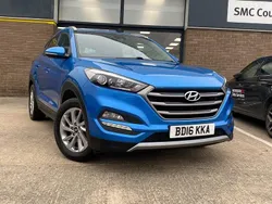 Blue Used 2016 Hyundai Tucson SE SUV | £9,995 (Fair price)
