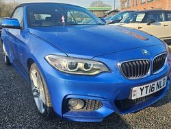 Blue Used 2016 BMW 218 M Sport Cabriolet | £9,500 (Good price)