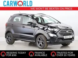 Black Used 2022 Ford Ecosport ST-Line SUV | £12,700 (Fair price)