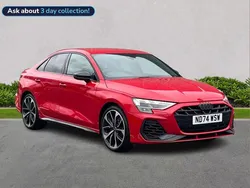 Red Used 2024 Audi S3 Black Edition Sedan | £43,238