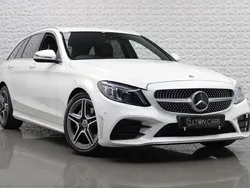 White Used 2019 Mercedes C200 AMG Line Premium Estate | £16,495 (Fair price)
