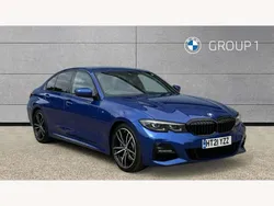 Blue Used 2021 BMW 320 M Sport Sedan | £26,995 (Expensive)