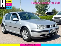 Silver Used 2003 VW Golf IV Match Hatchback | £1,300 (A bit pricey)