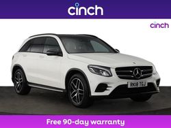 White Used 2018 Mercedes GLC220 AMG Line Premium SUV | £21,299 (Fair price)