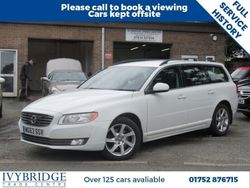 White Used 2013 Volvo V70 SE Estate | £3,450 (Expensive)