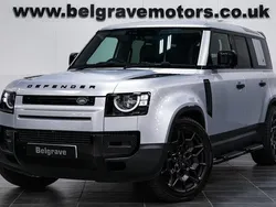 Metallic paint hakuba silver Used 2021 Land Rover Defender S SUV | £49,890 (Fair price)