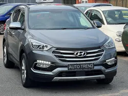 Silver Used 2017 Hyundai Santa Fe Premium SUV | £10,999
